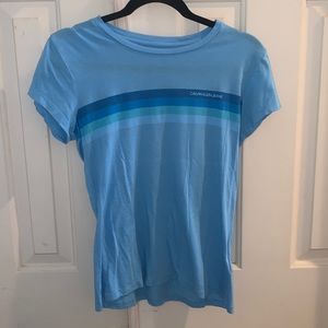 A small blue tee by Calvin Klein Jeans
